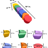 Bintiva Caterpillar Seating