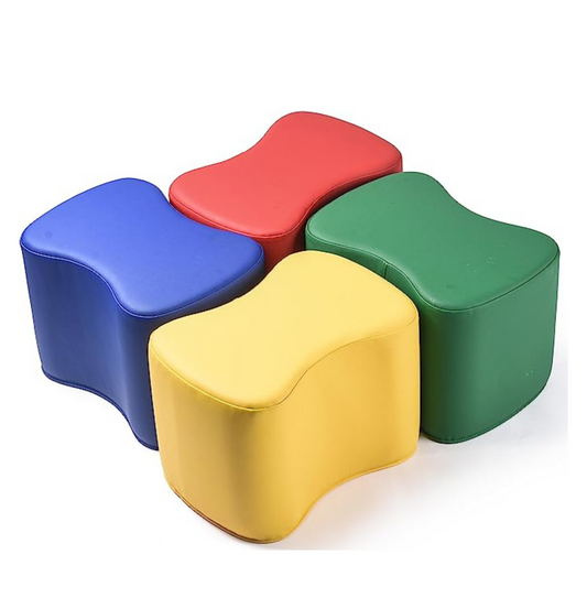 Butterfly Modular Soft Seating - Set of 4 - Primary Colors