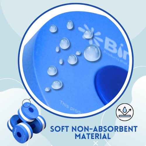 Bintiva Aqua Dumbell Blue, White, Blue