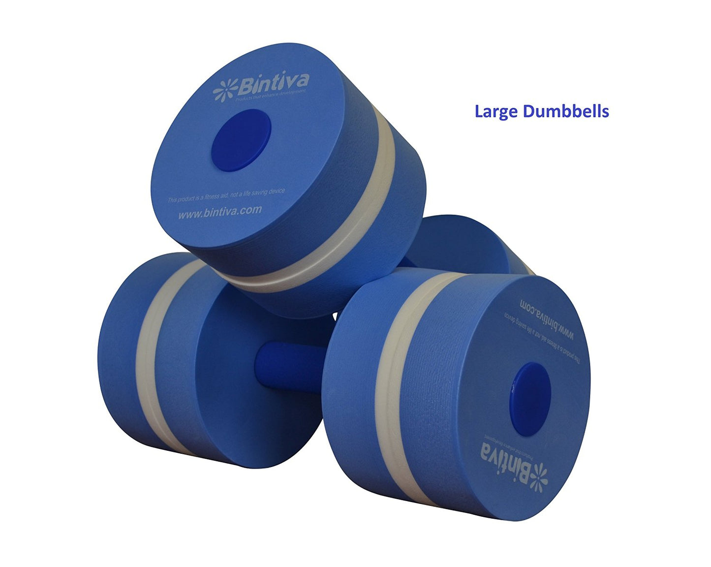Bintiva Aqua Dumbell Blue, White, Blue