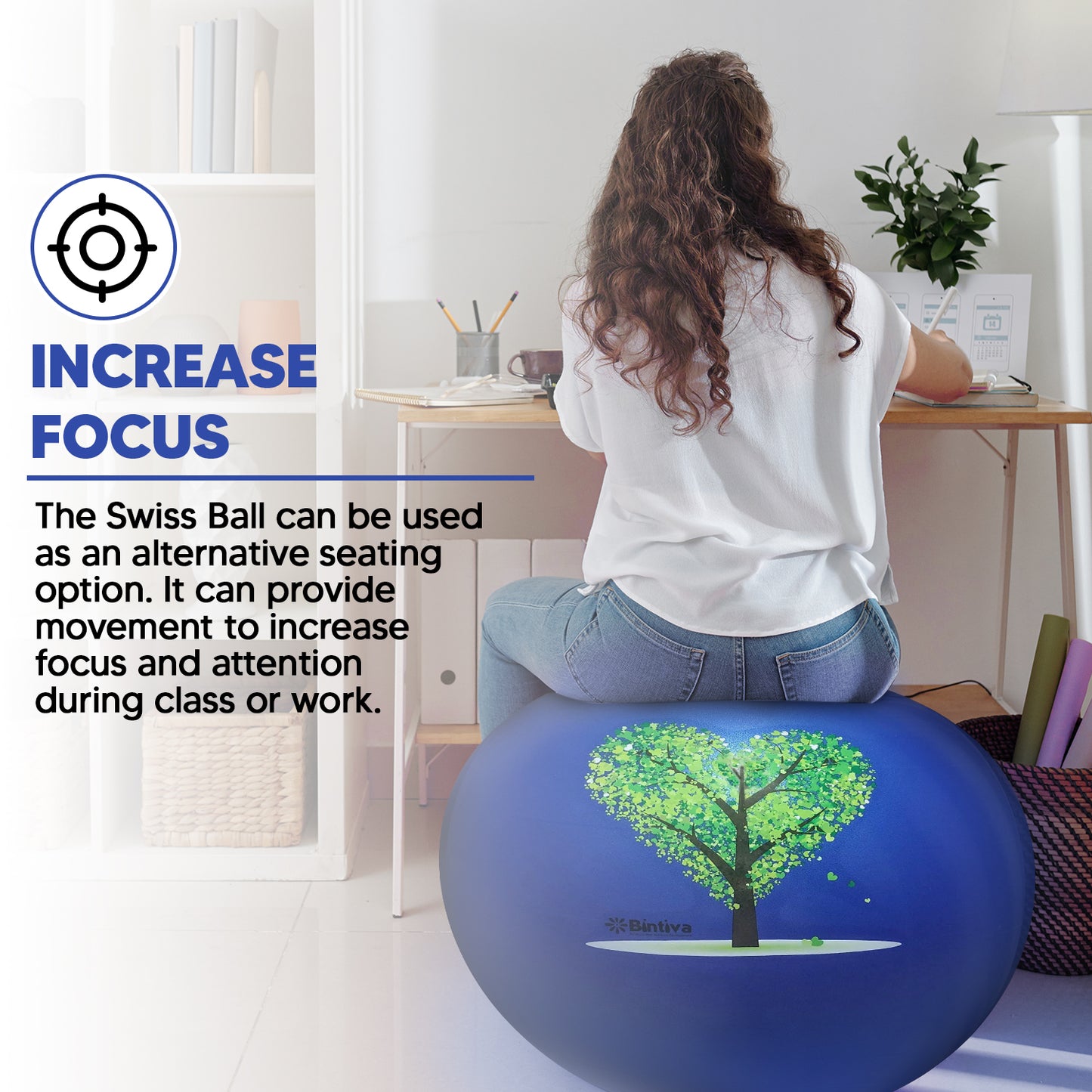 Stability Ball With Stabilizing Sand