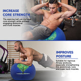 Stability Ball With Stabilizing Sand