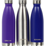 Bintiva Double Walled Vacuum Insulated 25oz Stainless Steel Water Bottle - Brushed Stainless
