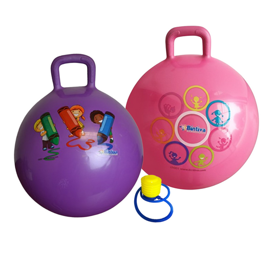 Bintiva 45cm Hippity hop Set of Pink and Purple