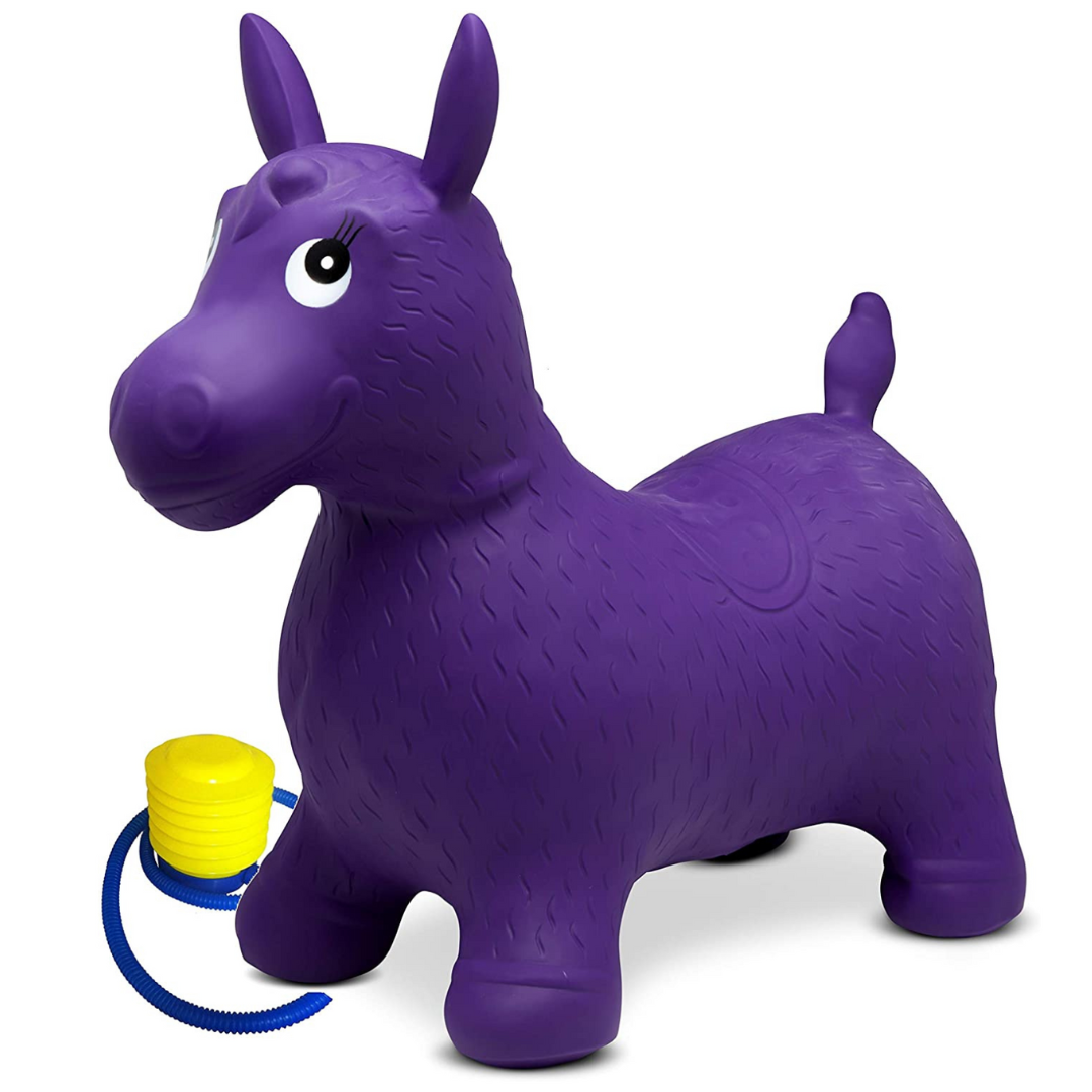 Bintiva Children's Horse Hopper with Free Foot Pump