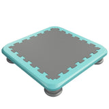 Mini Square Trampoline for Kids - Light Blue