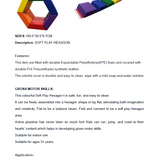 Bintiva Soft Play Hexagon