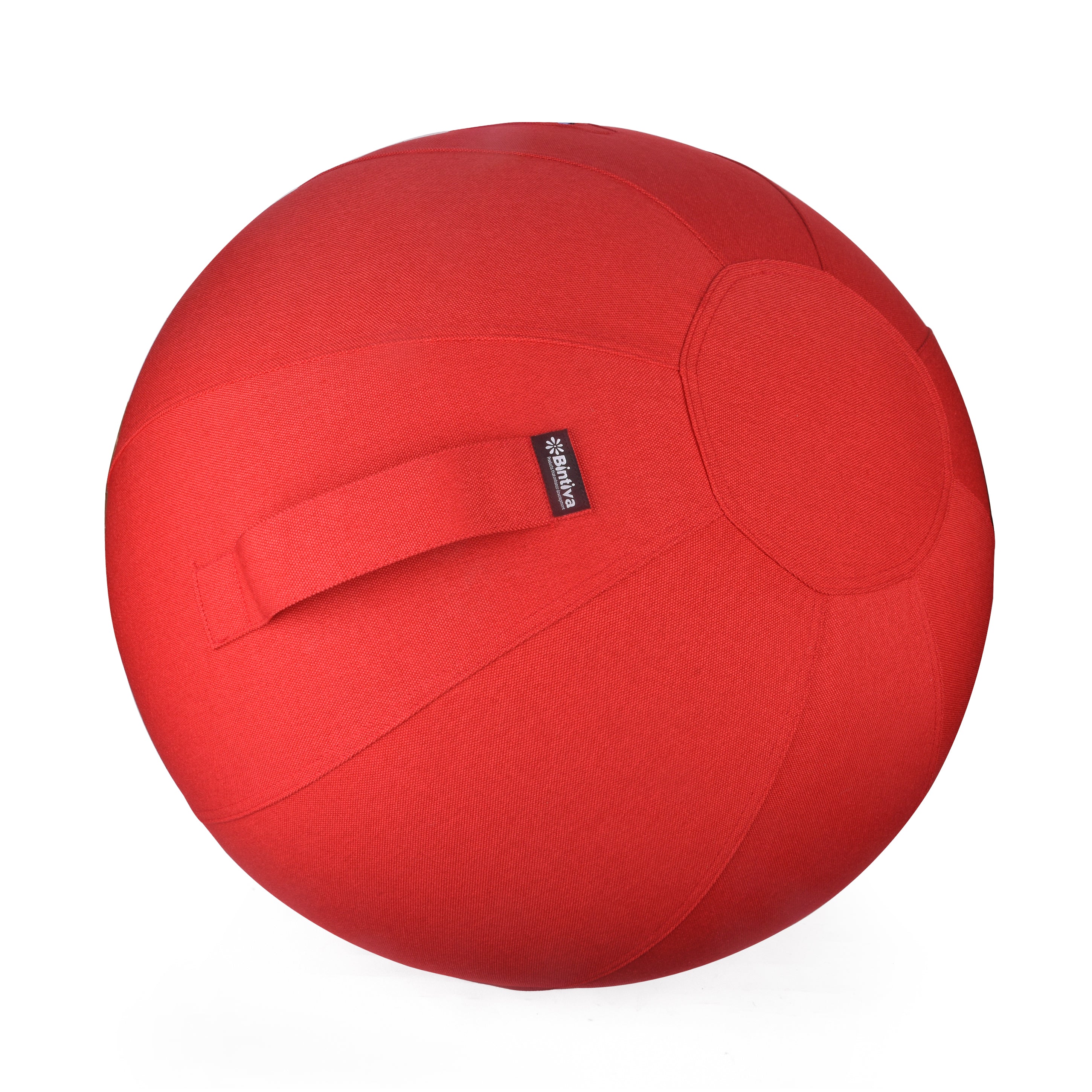 Luxurious Covered 65cm Stability Ball - For Ergonomic Seating, Therapy, and Exercise
