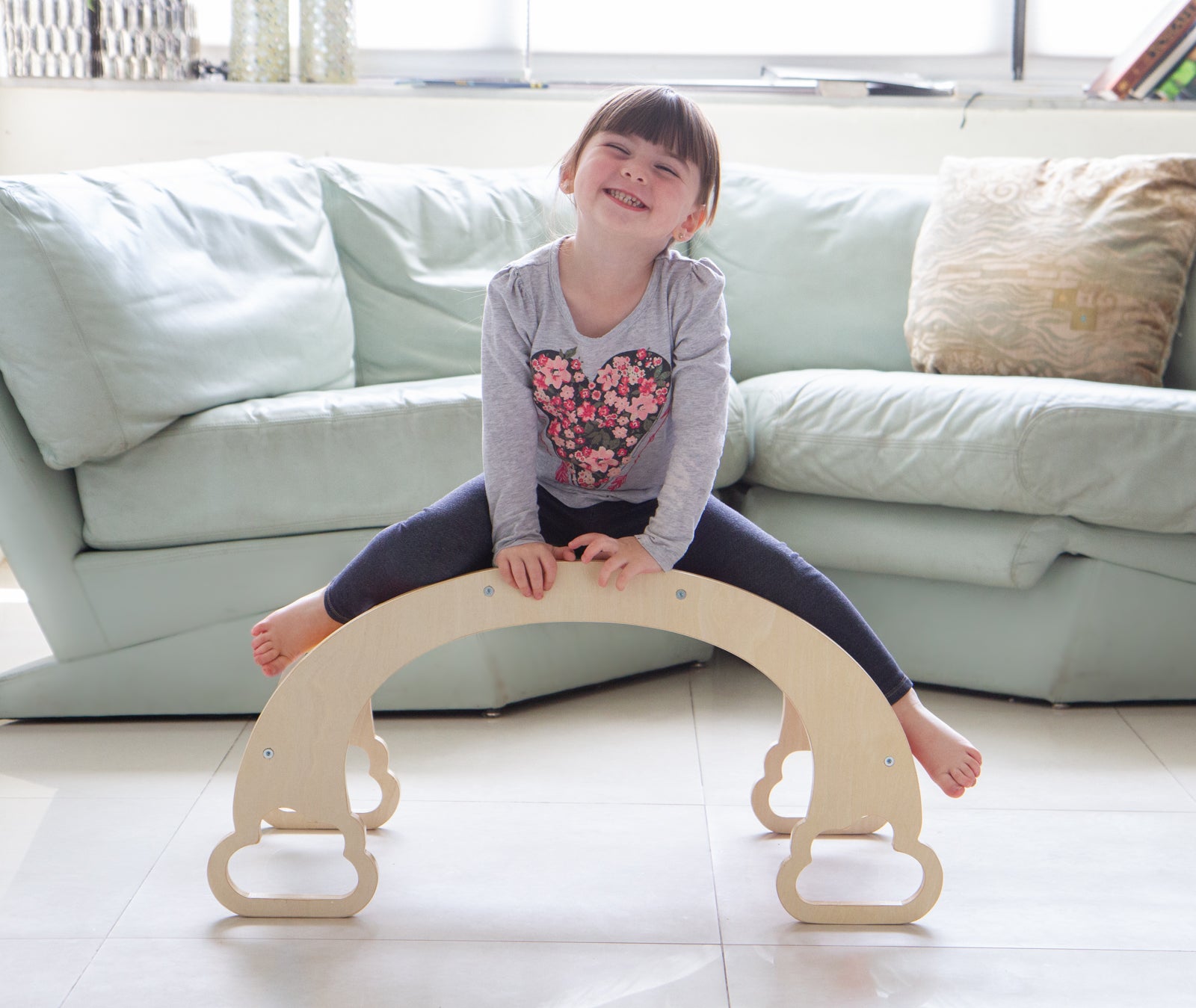 Kids Mini Rocker Wood Children's Rocker for Toddlers – Bintiva