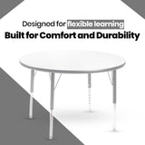 Round Activity Table with Adjustable Legs