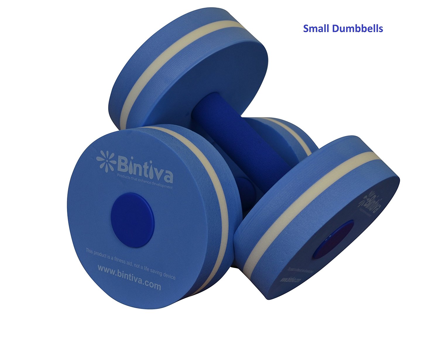 Bintiva Aqua Dumbell Blue White Blue