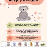 Weighted Plush Animals for Children - for Anxiety Focus or Sensory Input