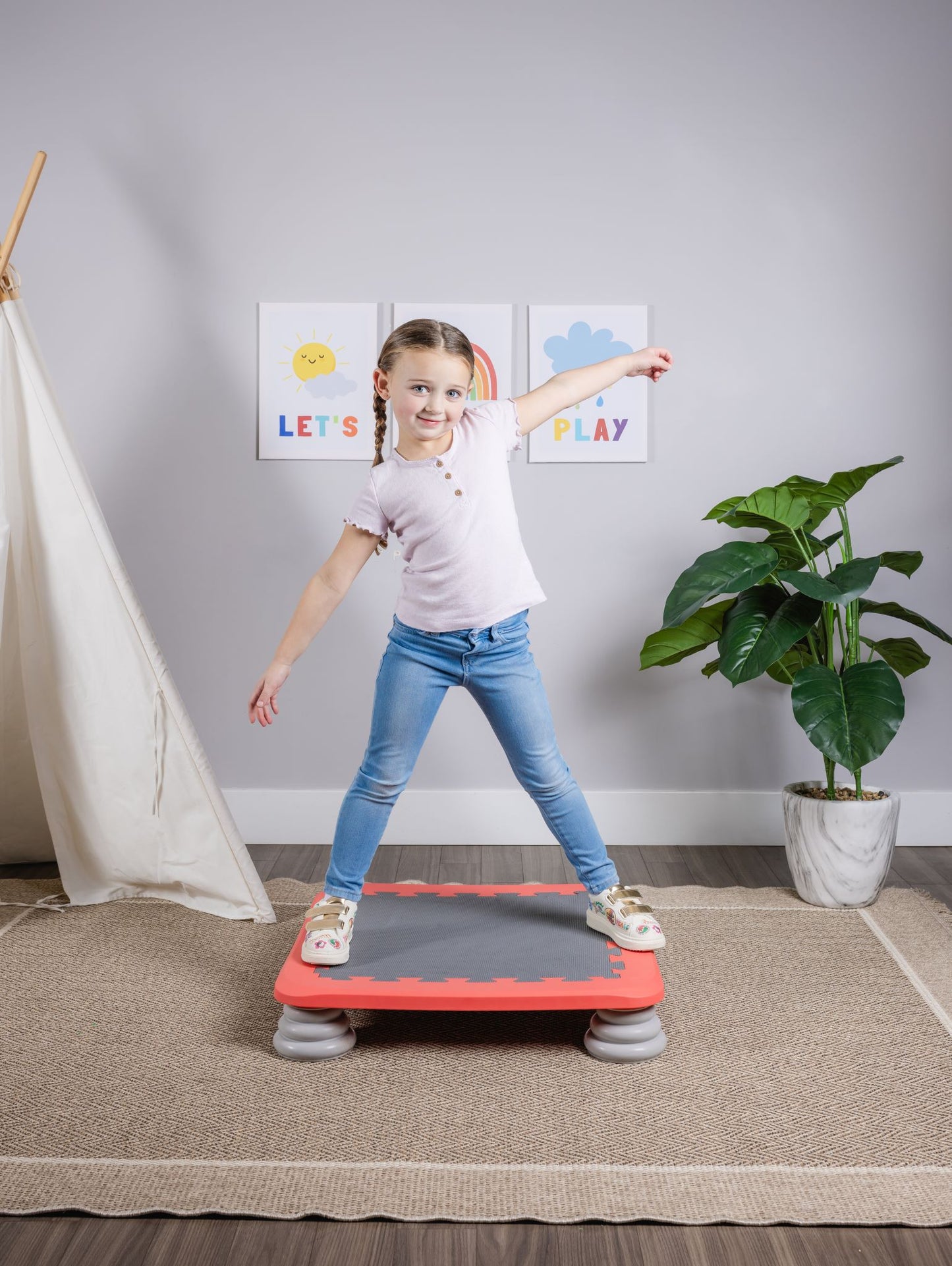 Mini Square Trampoline for Kids