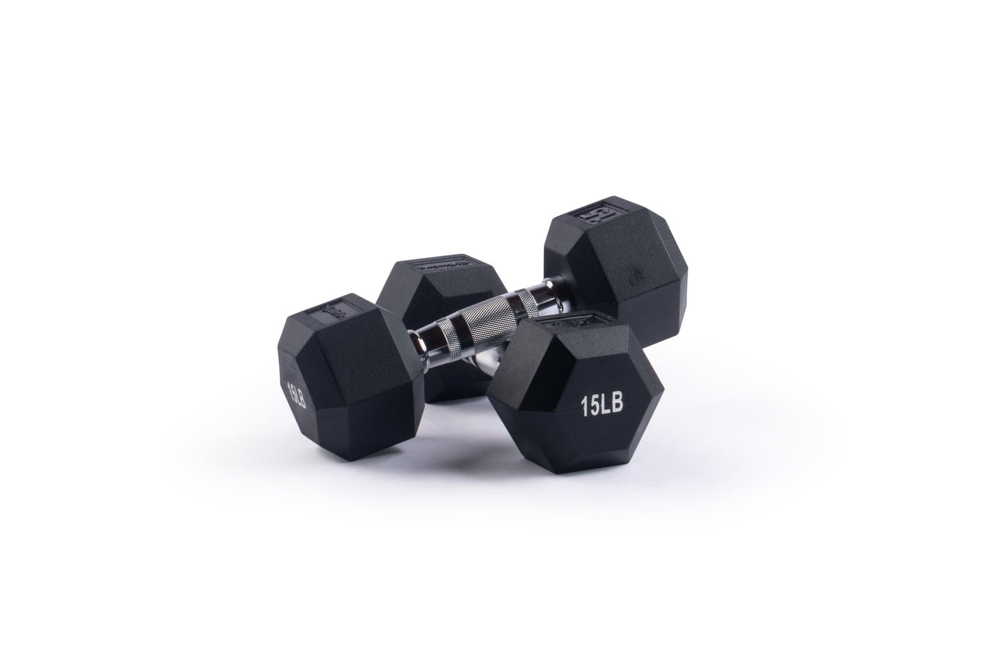 Dumbbell Set with Rack - Hex Shaped Edges With Stand - 5 - 25 LBs – Total 150 LBs.