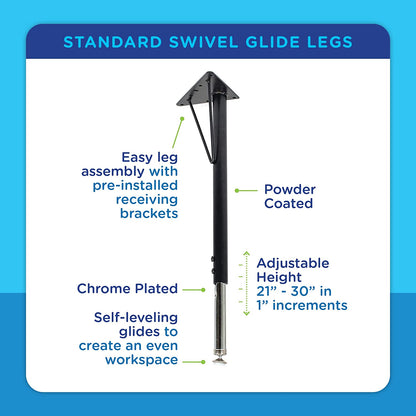 Activity Table with adjustable legs