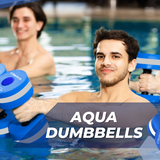 Bintiva Aqua Dumbell Blue, White, Blue