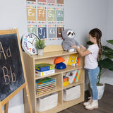 Deluxe Wood Bookcase
