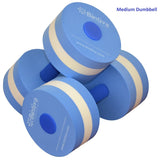 Bintiva Aqua Dumbell Blue, White, Blue