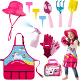Unicorn garden dress up toy set
