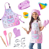 Unicorn baking dress up toy set