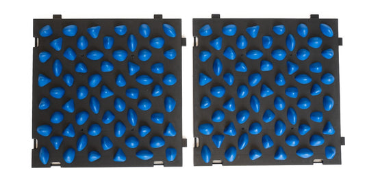 Tactile Pebble Mat Set of 2 - Soft - Blue